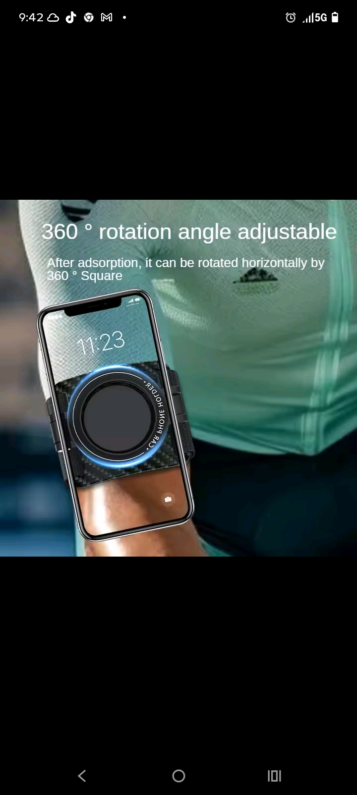 MagSnap 360™ Magnetic Wrist Phone Holder – Hands-Free Convenience
